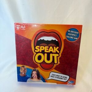 Speak Out Game with 10 Mouthpieces Brand NEW Sealed Hasbro Gaming